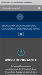Mobile Screenshot of desarrollorural.durango.gob.mx